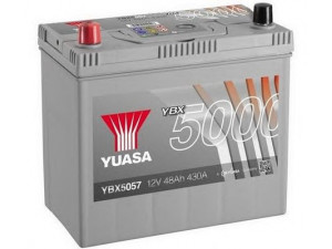 YUASA YBX5057 starterio akumuliatorius 
 Elektros įranga -> Akumuliatorius