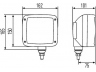 HELLA 1EA 996 127-001 priekinis žibintas
001 373 40, AZ 55 464