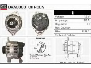 DELCO REMY DRA3383 kintamosios srovės generatorius 
 Elektros įranga -> Kint. sr. generatorius/dalys -> Kintamosios srovės generatorius
5705HO, 5705G6, 5705G9, 5705H0