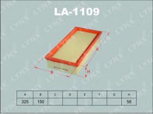 LYNXauto LA-1109 oro filtras 
 Techninės priežiūros dalys -> Techninės priežiūros intervalai
13 72 1 311 880, 13 72 1 726 916
