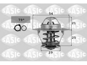 SASIC 4000366 termostatas, aušinimo skystis 
 Aušinimo sistema -> Termostatas/tarpiklis -> Thermostat
4828120, 7303174, 4703088, 4750024