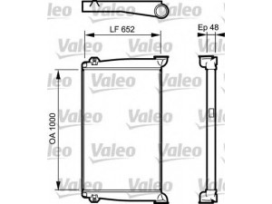 VALEO 818775 tarpinis suslėgto oro aušintuvas, kompresorius 
 Variklis -> Oro tiekimas -> Įkrovos agregatas (turbo/superįkrova) -> Tarpinis suslėgto oro aušintuvas
6285003300