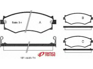 METZGER 0350.04 stabdžių trinkelių rinkinys, diskinis stabdys 
 Techninės priežiūros dalys -> Papildomas remontas
41060-32R90, 41060-32R93, 41060-32R94