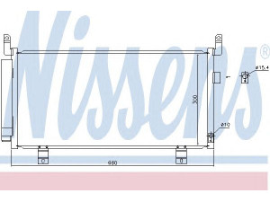 NISSENS 940437 kondensatorius, oro kondicionierius 
 Oro kondicionavimas -> Kondensatorius
73210SG000
