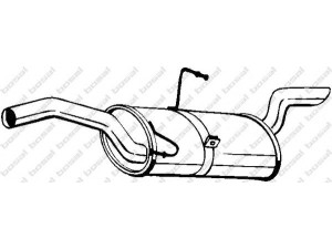 BOSAL 190-101 galinis duslintuvas 
 Išmetimo sistema -> Duslintuvas
1726.HS, 1730.L7, 94 561 87880