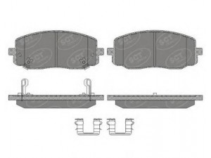 SCT Germany SP 617 stabdžių trinkelių rinkinys, diskinis stabdys 
 Techninės priežiūros dalys -> Papildomas remontas
581010XA10, 5810107A10