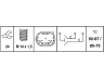 HELLA 6ZT 007 835-051 temperatūros jungiklis, radiatoriaus ventiliatorius 
 Aušinimo sistema -> Siuntimo blokas, aušinimo skysčio temperatūra
61 31 8 376 440, 8 376 440