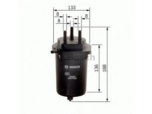 BOSCH 0 450 906 469 kuro filtras
82 00 186 217