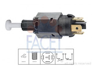 FACET 7.1065 stabdžių žibinto jungiklis; jungiklis, sankabos valdiklis 
 Stabdžių sistema -> Stabdžių žibinto jungiklis
60585583, 12 40 551, 12 40 592