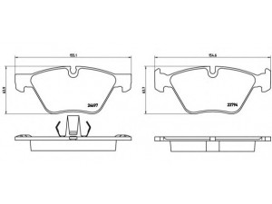 BREMBO P 06 060 stabdžių trinkelių rinkinys, diskinis stabdys 
 Techninės priežiūros dalys -> Papildomas remontas
34116775310, 34116796844, 34116798190