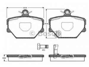 BOSCH 0 986 TB2 787 stabdžių trinkelių rinkinys, diskinis stabdys 
 Techninės priežiūros dalys -> Papildomas remontas
000 1431 V002, 000 1431 V003, 0001431V002000000