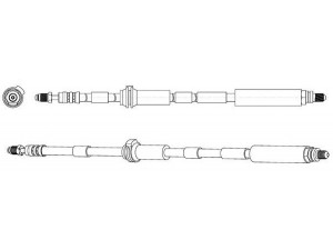 CEF 512803 stabdžių žarnelė 
 Stabdžių sistema -> Stabdžių žarnelės
1256256, 1315751, 1479004, 3S512078FA
