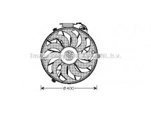 AVA QUALITY COOLING BW7507 ventiliatorius, radiatoriaus 
 Aušinimo sistema -> Oro aušinimas
1392913, 64541392913