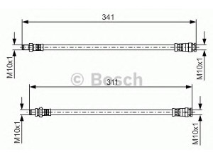 BOSCH 1 987 481 525 stabdžių žarnelė 
 Stabdžių sistema -> Stabdžių žarnelės
451 420 01 48, A 451 420 01 48