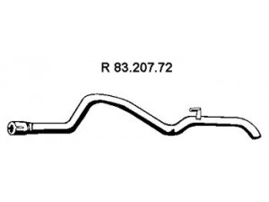 EBERSPÄCHER 83.207.72 išleidimo kolektorius 
 Išmetimo sistema -> Išmetimo vamzdžiai
901 490 08 21, 9014903921, 2D0.253.681 AL