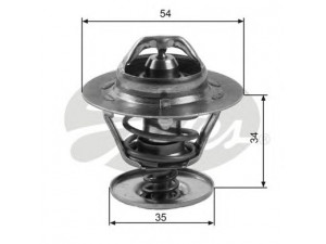 GATES TH11383G1 termostatas, aušinimo skystis 
 Aušinimo sistema -> Termostatas/tarpiklis -> Thermostat
GTS101, GTS280, 13H7508, GTS101