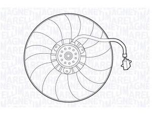 MAGNETI MARELLI 069422476010 ventiliatorius, radiatoriaus 
 Aušinimo sistema -> Oro aušinimas
6Q0959455N