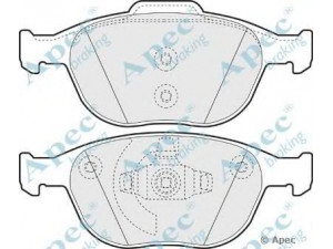 APEC braking PAD1326 stabdžių trinkelių rinkinys, diskinis stabdys 
 Techninės priežiūros dalys -> Papildomas remontas
1360303, 2M5V2K021AA, 4346371, 4387361