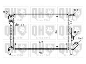 QUINTON HAZELL QER2475 radiatorius, variklio aušinimas
1330.55, 1330.55