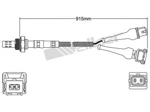 WALKER PRODUCTS 250-24820 lambda jutiklis 
 Išmetimo sistema -> Lambda jutiklis
46423798, 60562536, 142514