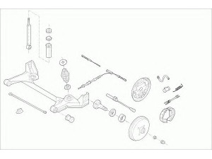 BOGE OPEL-CORSA-RB008 vairavimo mechanizmas; rato pakaba 
 Ašies montavimas/vairavimo mechanizmas/ratai -> Prekių paieška pagal schemą