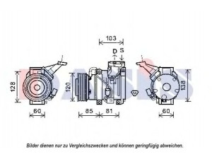 AKS DASIS 852617N kompresorius, oro kondicionierius 
 Oro kondicionavimas -> Kompresorius/dalys
8831044160