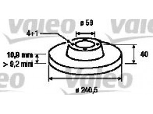 VALEO 186155 stabdžių diskas 
 Dviratė transporto priemonės -> Stabdžių sistema -> Stabdžių diskai / priedai
0046403960, 0060805117, 0060811879