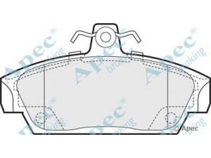 APEC braking PAD659 stabdžių trinkelių rinkinys, diskinis stabdys 
 Techninės priežiūros dalys -> Papildomas remontas
GBP90318, GBP90320, GBP90337