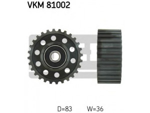 SKF VKM 81002 kreipiantysis skriemulys, paskirstymo diržas 
 Diržinė pavara -> Paskirstymo diržas/komplektas -> Laisvasis/kreipiamasis skriemulys
13503-54030, J13 503 540 30