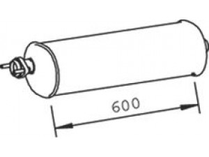 DINEX 36313 vidurinis duslintuvas 
 Išmetimo sistema -> Duslintuvas
AAR8507, PBU1899