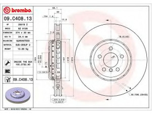 BREMBO 09.C408.13 stabdžių diskas 
 Dviratė transporto priemonės -> Stabdžių sistema -> Stabdžių diskai / priedai
34116785676