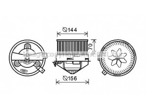 AVA QUALITY COOLING AL8136 elektrovariklis, vidinis pūtiklis 
 Šildymas / vėdinimas -> Orpūtė/dalys
77365861