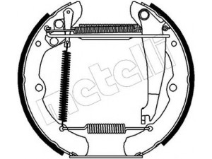METELLI 51-0100 stabdžių trinkelių komplektas 
 Techninės priežiūros dalys -> Papildomas remontas