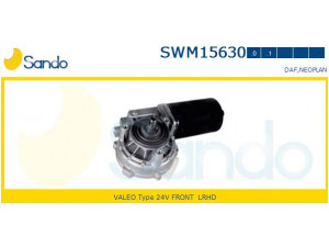 SANDO SWM15630.1 valytuvo variklis 
 Priekinio stiklo valymo sistema -> Varikliukas, priekinio stiklo valytuvai
0097938, 0386253, 1209106, 1254891