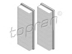 TOPRAN 400 317 oro filtras 
 Filtrai -> Oro filtras
112 094 00 04, 112 094 06 04, 273 094 02 04