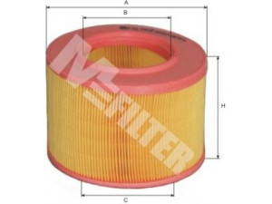 MFILTER A 253 oro filtras 
 Techninės priežiūros dalys -> Techninės priežiūros intervalai
192 585, 402 3420, 025 129 620