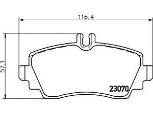 HELLA 8DB 355 018-881 stabdžių trinkelių rinkinys, diskinis stabdys 
 Techninės priežiūros dalys -> Papildomas remontas
4144200220, A4144200220