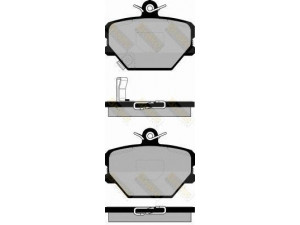 Brake ENGINEERING PA1162 stabdžių trinkelių rinkinys, diskinis stabdys 
 Techninės priežiūros dalys -> Papildomas remontas
0001431V002, 0001431V002000000