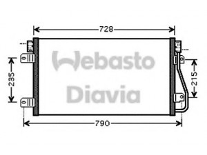 WEBASTO 82D0225540A kondensatorius, oro kondicionierius 
 Oro kondicionavimas -> Kondensatorius
7701049665