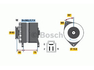 BOSCH 0 986 034 341 kintamosios srovės generatorius 
 Elektros įranga -> Kint. sr. generatorius/dalys -> Kintamosios srovės generatorius
27020 96601