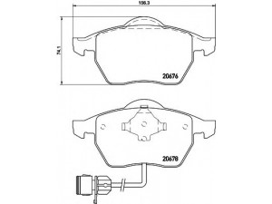 HELLA 8DB 355 007-461 stabdžių trinkelių rinkinys, diskinis stabdys 
 Techninės priežiūros dalys -> Papildomas remontas
4A0698151, 4A0698151A, 4A0698151C