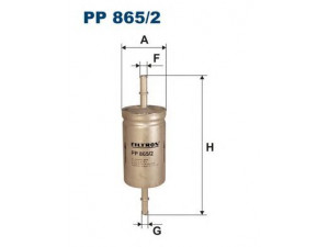 FILTRON PP865/2 kuro filtras 
 Techninės priežiūros dalys -> Papildomas remontas
3964918, F89E9155AA, F89Z9155A