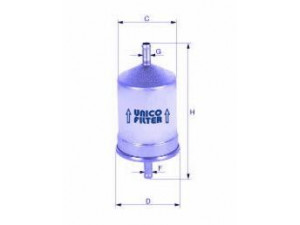 UNICO FILTER FI 6140 kuro filtras 
 Techninės priežiūros dalys -> Papildomas remontas
119113204500, 13 71 1 256 492, 1567 79