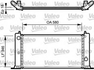VALEO 734770 radiatorius, variklio aušinimas