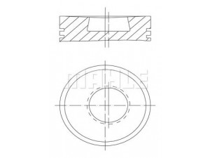 MAHLE ORIGINAL 003 72 00 stūmoklis 
 Variklis -> Cilindrai/stūmokliai
427 030 01 17, 427 037 01 01, 447 030 00 17