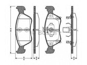 BOSCH 0 986 TB2 332 stabdžių trinkelių rinkinys, diskinis stabdys 
 Techninės priežiūros dalys -> Papildomas remontas
04465 05020, 04465 05030, 04465 05040