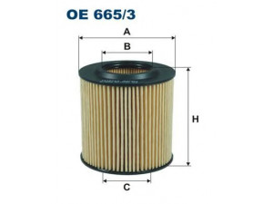 FILTRON OE665/3 alyvos filtras 
 Techninės priežiūros dalys -> Techninės priežiūros intervalai
1720612, BB3Q6744BA, U2021-4302