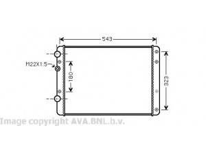 AVA QUALITY COOLING VW2249 radiatorius, variklio aušinimas 
 Aušinimo sistema -> Radiatorius/alyvos aušintuvas -> Radiatorius/dalys
6N0121253AE, 6N0121253AE