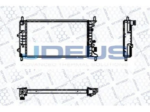 JDEUS RA0120550 radiatorius, variklio aušinimas 
 Aušinimo sistema -> Radiatorius/alyvos aušintuvas -> Radiatorius/dalys
1664031, 1664033, 1664036, 1664037