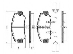 BOSCH 0 986 TB2 480 stabdžių trinkelių rinkinys, diskinis stabdys 
 Techninės priežiūros dalys -> Papildomas remontas
60750464, 60750795, 60777262, 60778279